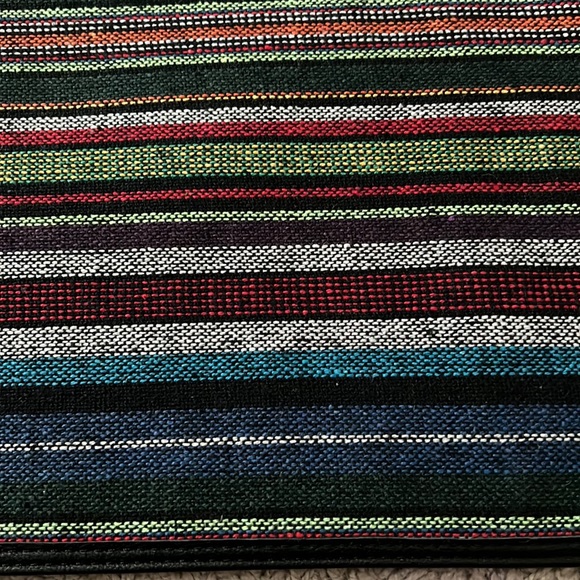 Forever 21 Square Striped Clutch - Picture 2 of 12